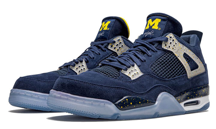 Nike Air Jordan 4 Retro Michigan PE Sneaker