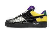 Air Force 1 Low x Louis Vuitton By Virgil Abloh Black Metallic Silver