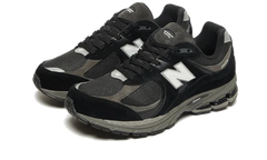 New Balance 2002R Black Dark Grey White