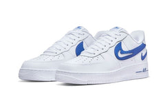 Nike Air Force 1 Low 07 FM Cut Out Swoosh White Game Royal