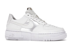 Nike Air Force 1 Low Pixel White Gold Chain