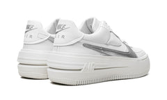 Nike Air Force 1 Low Platform Summit White Metallic Silver