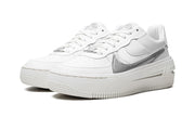 Nike Air Force 1 Low Platform Summit White Metallic Silver