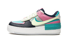 Nike Air Force 1 Shadow Barely Volt Oracle Aqua