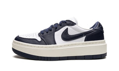 Air Jordan 1 Low Elevate White Midnight Navy Sail