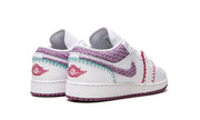 Air Jordan 1 Low White Light Bordeaux