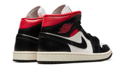 Air Jordan 1 Mid Black Gym Red