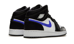 Air Jordan 1 Mid Black Racer Blue White