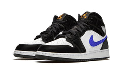 Air Jordan 1 Mid Black Racer Blue White