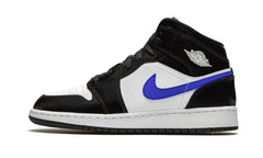 Air Jordan 1 Mid Black Racer Blue White