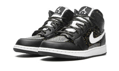 Air Jordan 1 Mid Black Speckle