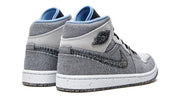 Air Jordan 1 Mid Crater Grey University Blue