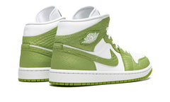 Air Jordan 1 Mid Green Python