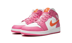 Air Jordan 1 Mid Pinksicle Safety Orange