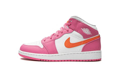 Air Jordan 1 Mid Pinksicle Safety Orange