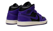 Air Jordan 1 Mid Purple Black