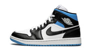 Air Jordan 1 Mid Royal Black and Blue