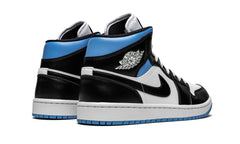 Air Jordan 1 Mid Royal Black and Blue