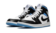 Air Jordan 1 Mid Royal Black and Blue