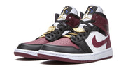 Air Jordan 1 Mid SE Black Dark Beetroot