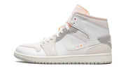 Air Jordan 1 Mid SE Craft Inside Out White Grey