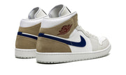 Air Jordan 1 Mid Tan Suede Navy