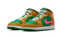 Air Jordan 1 Mid Wheat Watermelon