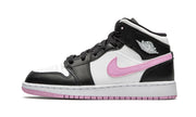 Air Jordan 1 Mid White Black Light Arctic Pink