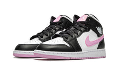 Air Jordan 1 Mid White Black Light Arctic Pink