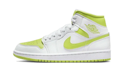 Air Jordan 1 Mid White Lime