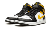 Air Jordan 1 Mid White Pollen Black