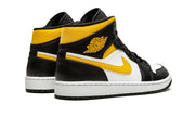 Air Jordan 1 Mid White Pollen Black