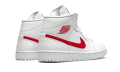 Air Jordan 1 Mid White University Red