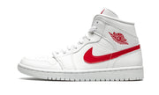 Air Jordan 1 Mid White University Red