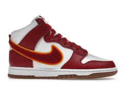 Nike Dunk High Chenille Swoosh White Gym Red