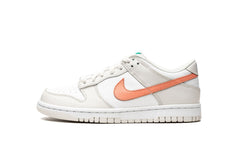 Nike Dunk Low White Bone Peach Aqua