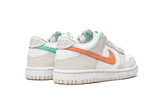 Nike Dunk Low White Bone Peach Aqua