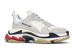 Balenciaga Triple S White Black Red