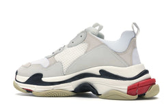 Balenciaga Triple S White Black Red