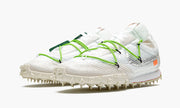 Nike Waffle Racer Off White White Electric green