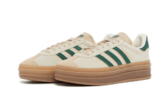 Adidas Gazelle Bold Magic Beige Collegiate Green